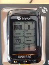 Bryton Rider 310 GPS + 2 supporti MTB e BDC