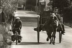 1975 - asino e carretto e ciclista giapponese.jpg