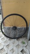 Ruota posteriore Giant SLR1 tubeless carbonio 30 mm rim brake + cassetta Shimano Ultegra R8000 11v 11-28