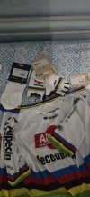 Completo estivo Alpecin Deceuninck - edizione Campione del Mondo - MVDP - tg. XL