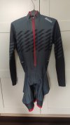 Body Santini ciclocross blu arancione